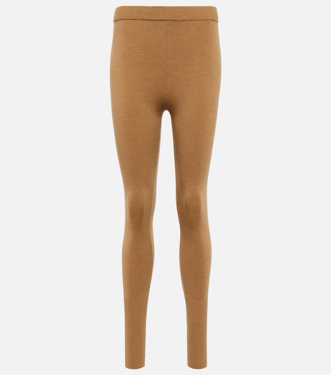 High-Rise Leggings Gentle aus einem Wollgemisch | Loro Piana