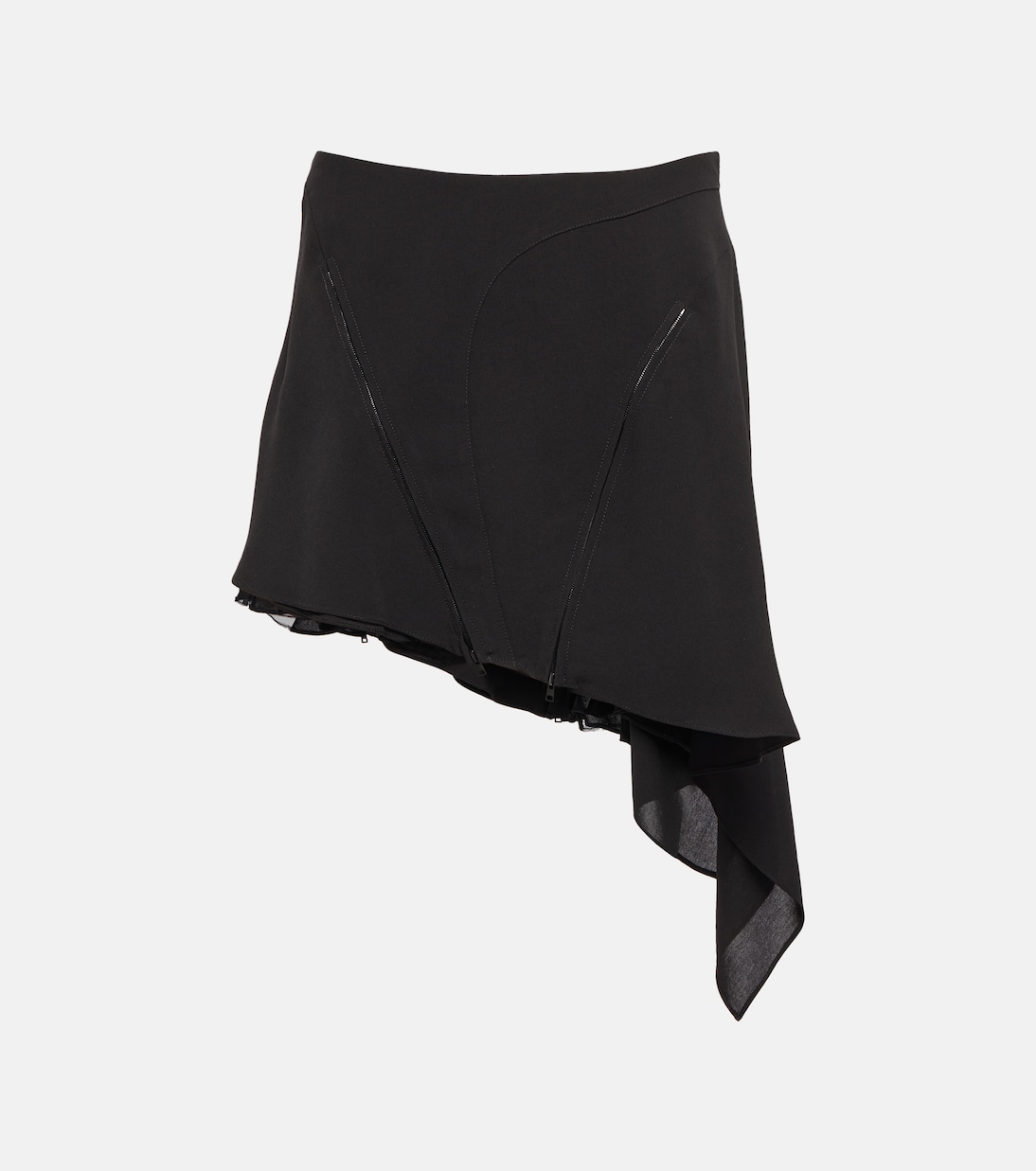 Mini-jupe asymétrique | Mugler