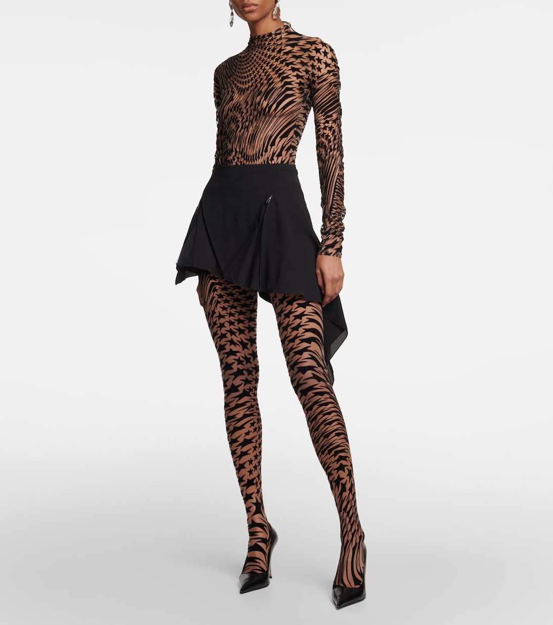 Mini-jupe asymétrique | Mugler
