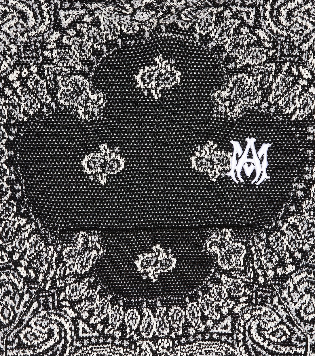 Cotton and cashmere bandana hoodie | Amiri Kids