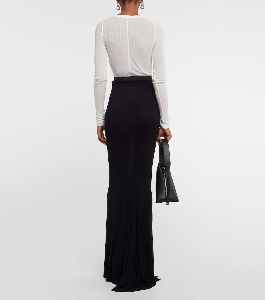Lilies - Gonna lunga Slip in jersey | Rick Owens