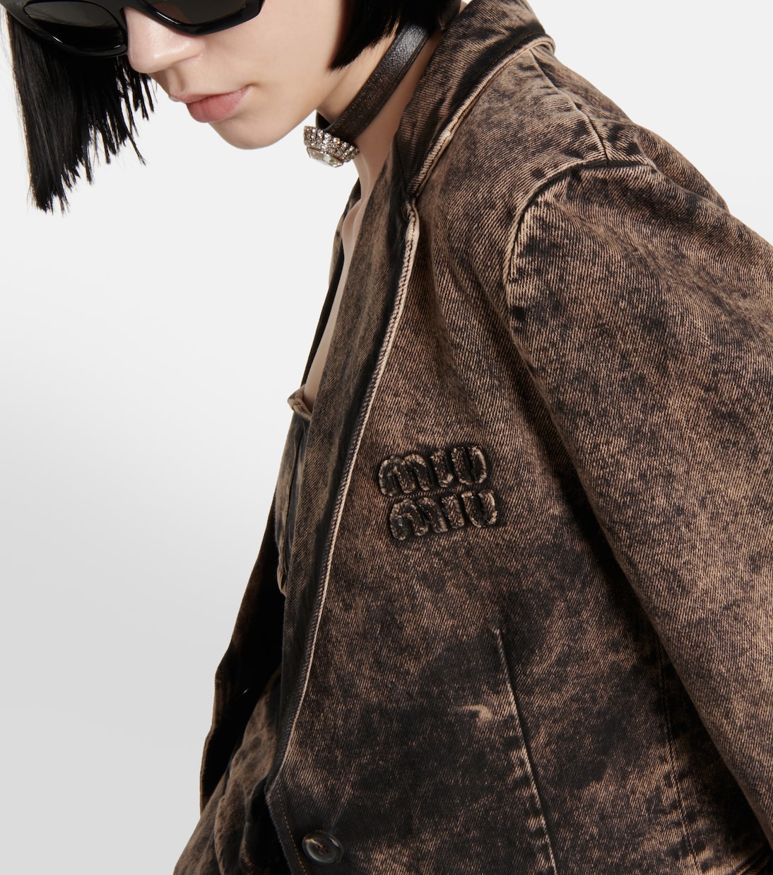 Blazer en jean | Miu Miu