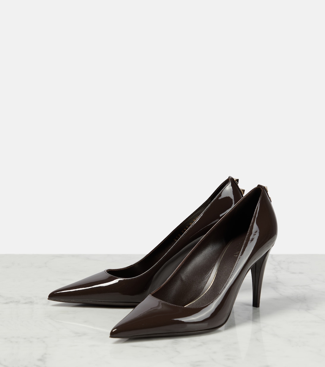 Escarpins Rockstud en cuir verni | Valentino Garavani