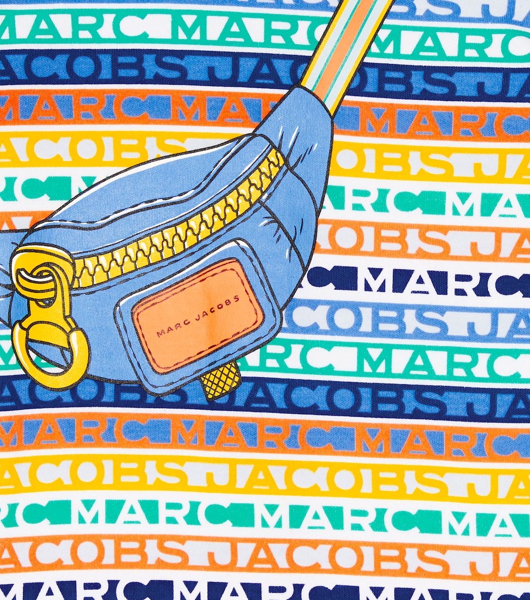 Baby - Jumpsuit corta in jersey di cotone con logo | Marc Jacobs Kids