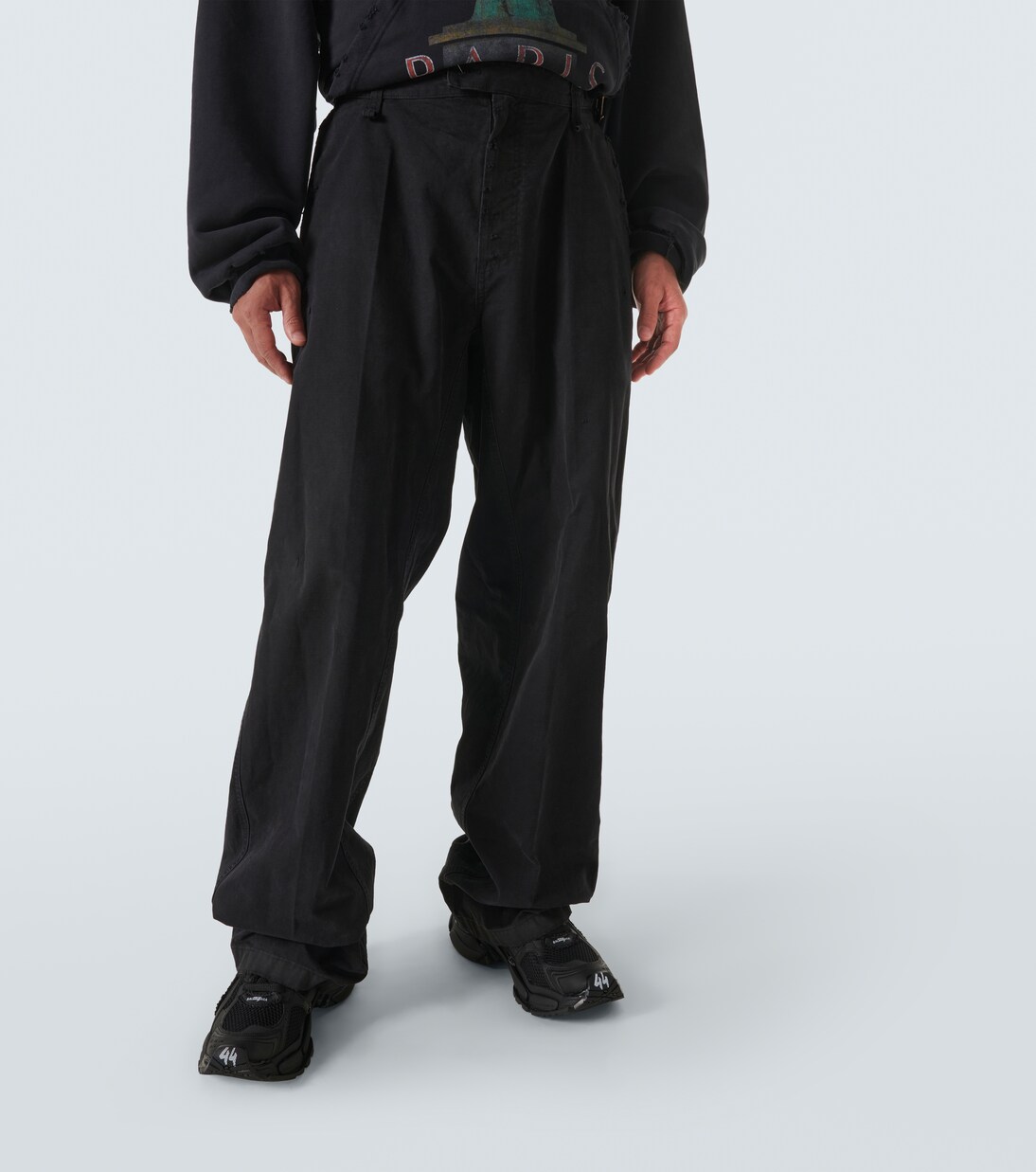 Gerade Hose aus Baumwoll-Canvas | Balenciaga
