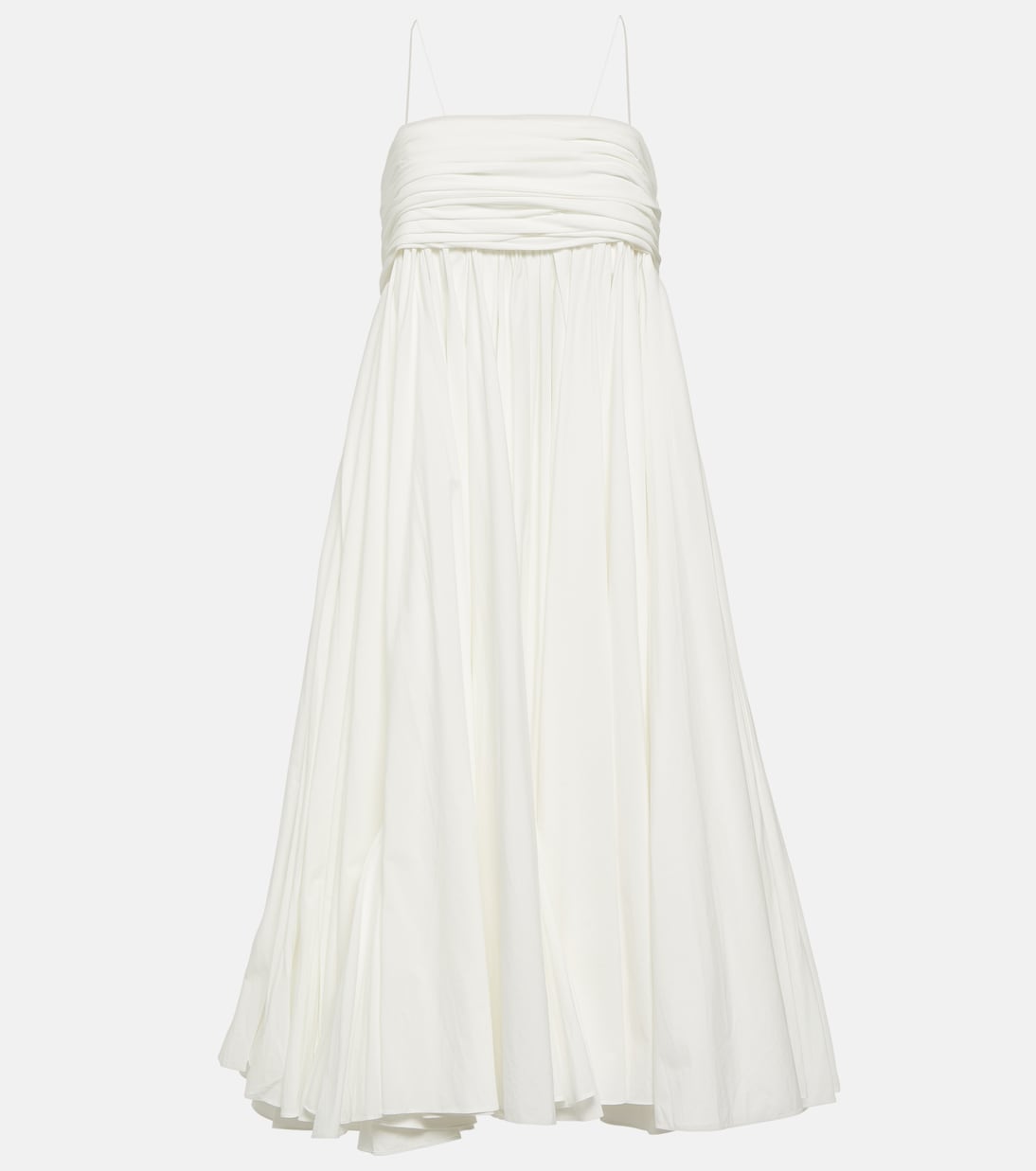 Vestido midi Lally de algodón | Khaite