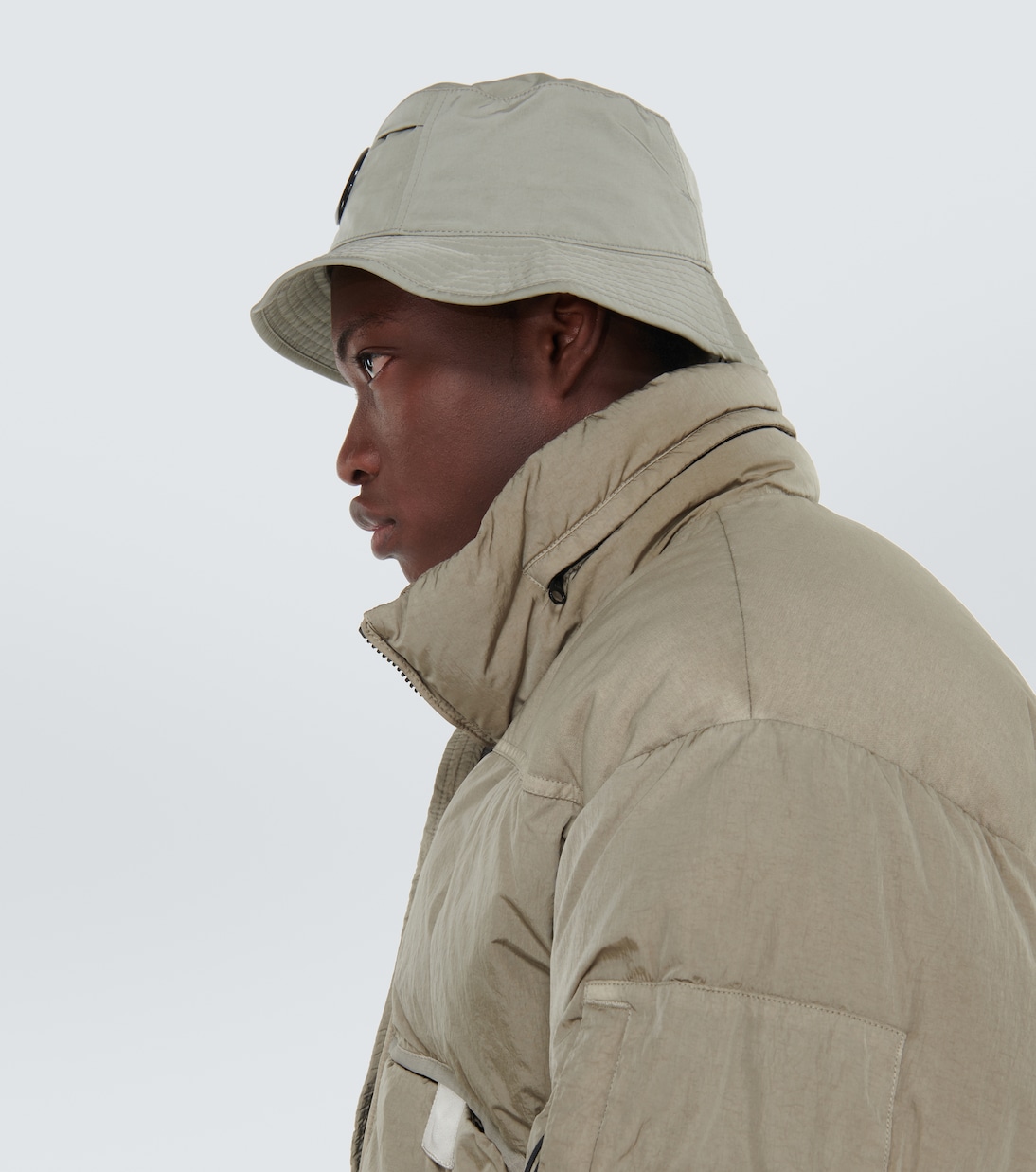 Lens bucket hat in green C P Company Mytheresa