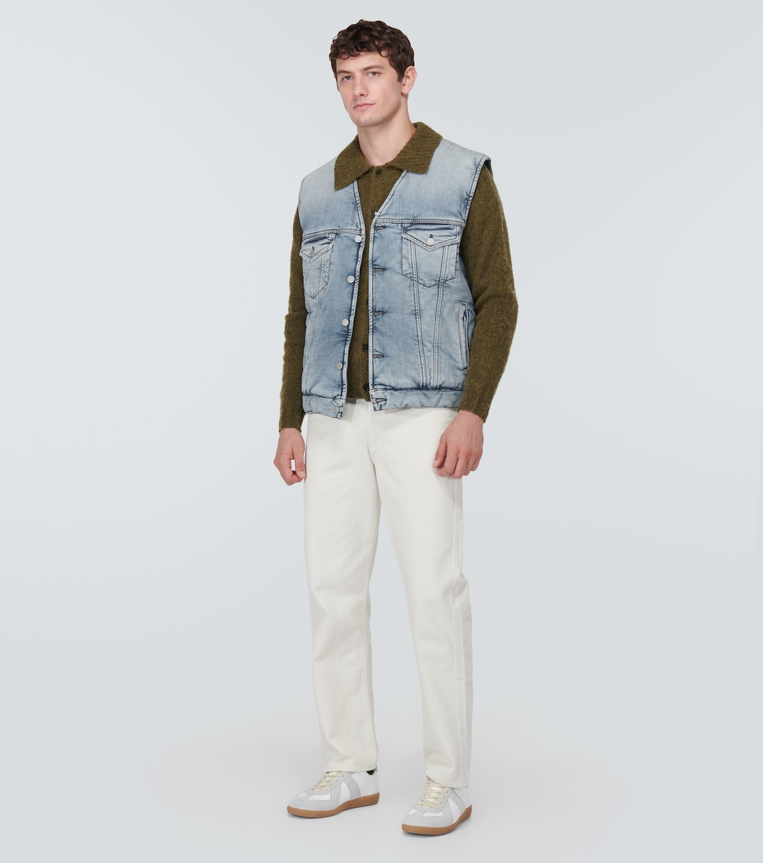Chaleco en denim acolchado | Acne Studios