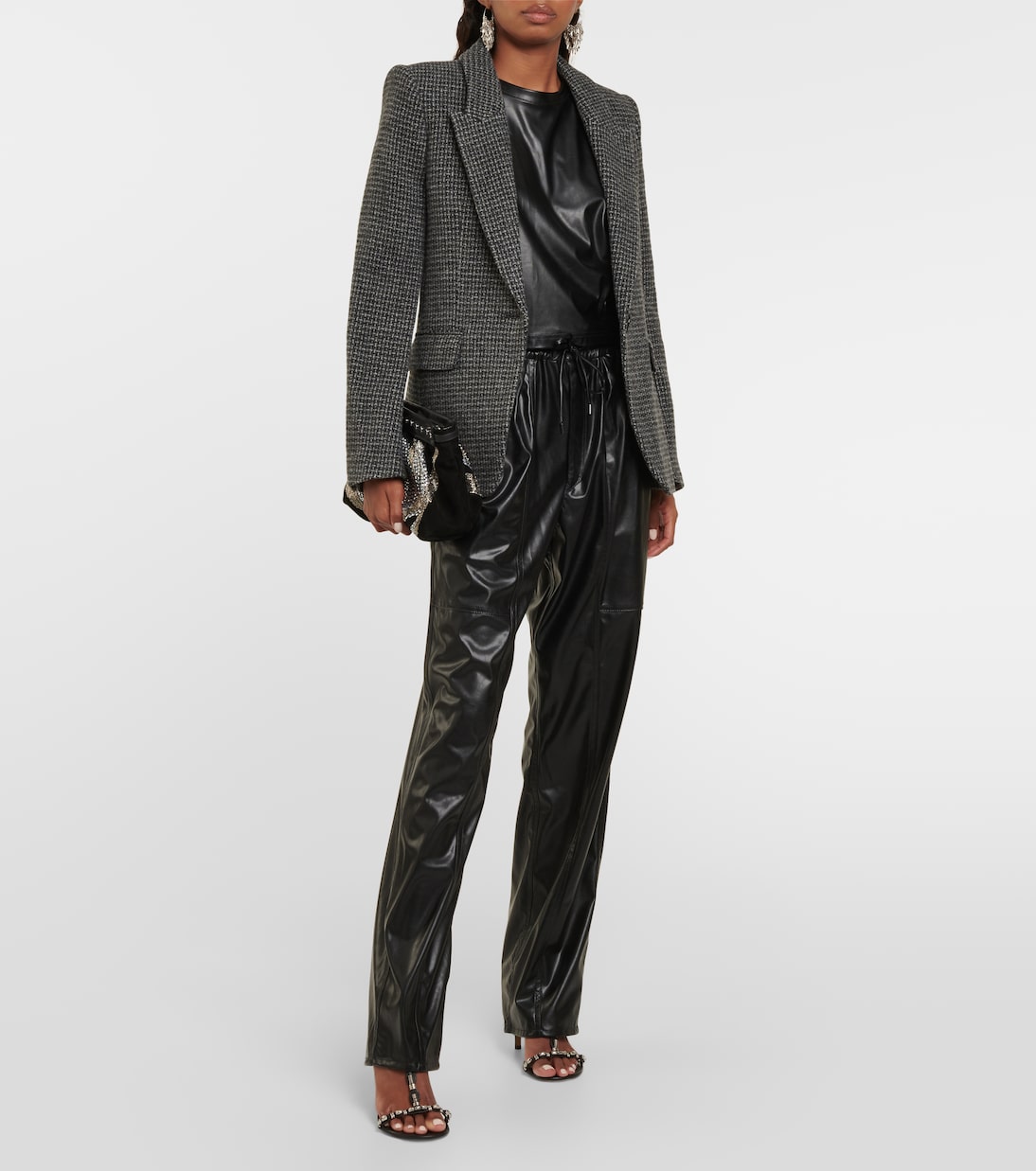 Pantaloni regular Brina in similpelle | Marant Etoile