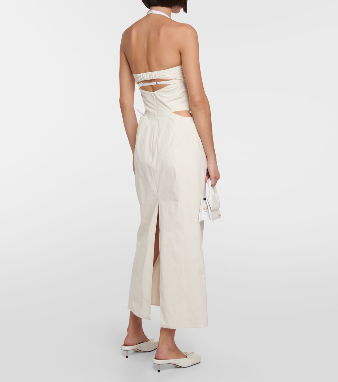 Vestido midi La Robe Ruban de mezcla de algodón | Jacquemus