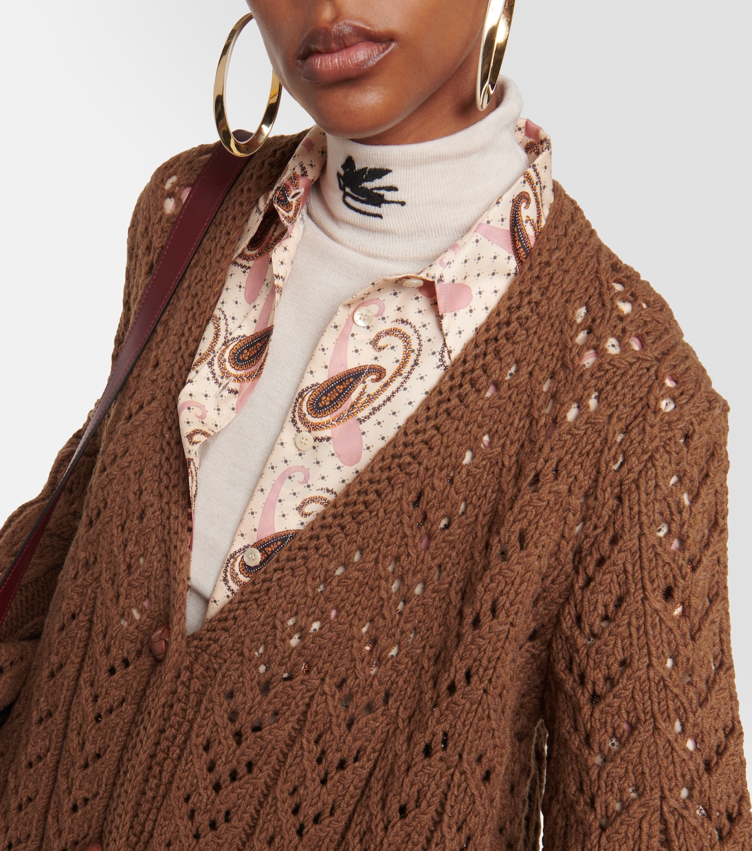 Oversize-Cardigan aus Schurwolle | Etro