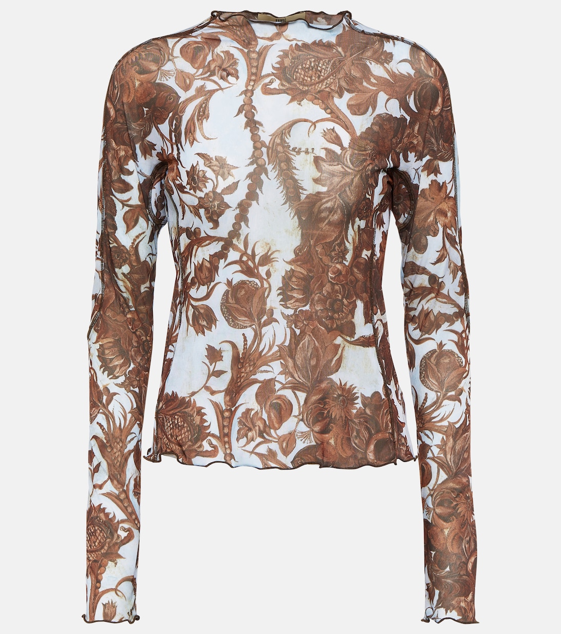 Halcyon floral jersey top | KNWLS