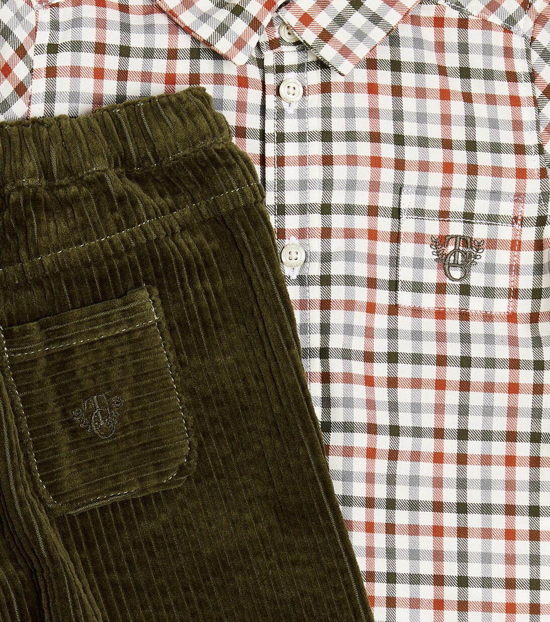 Baby cotton jersey shirt and pants set | Tartine et Chocolat