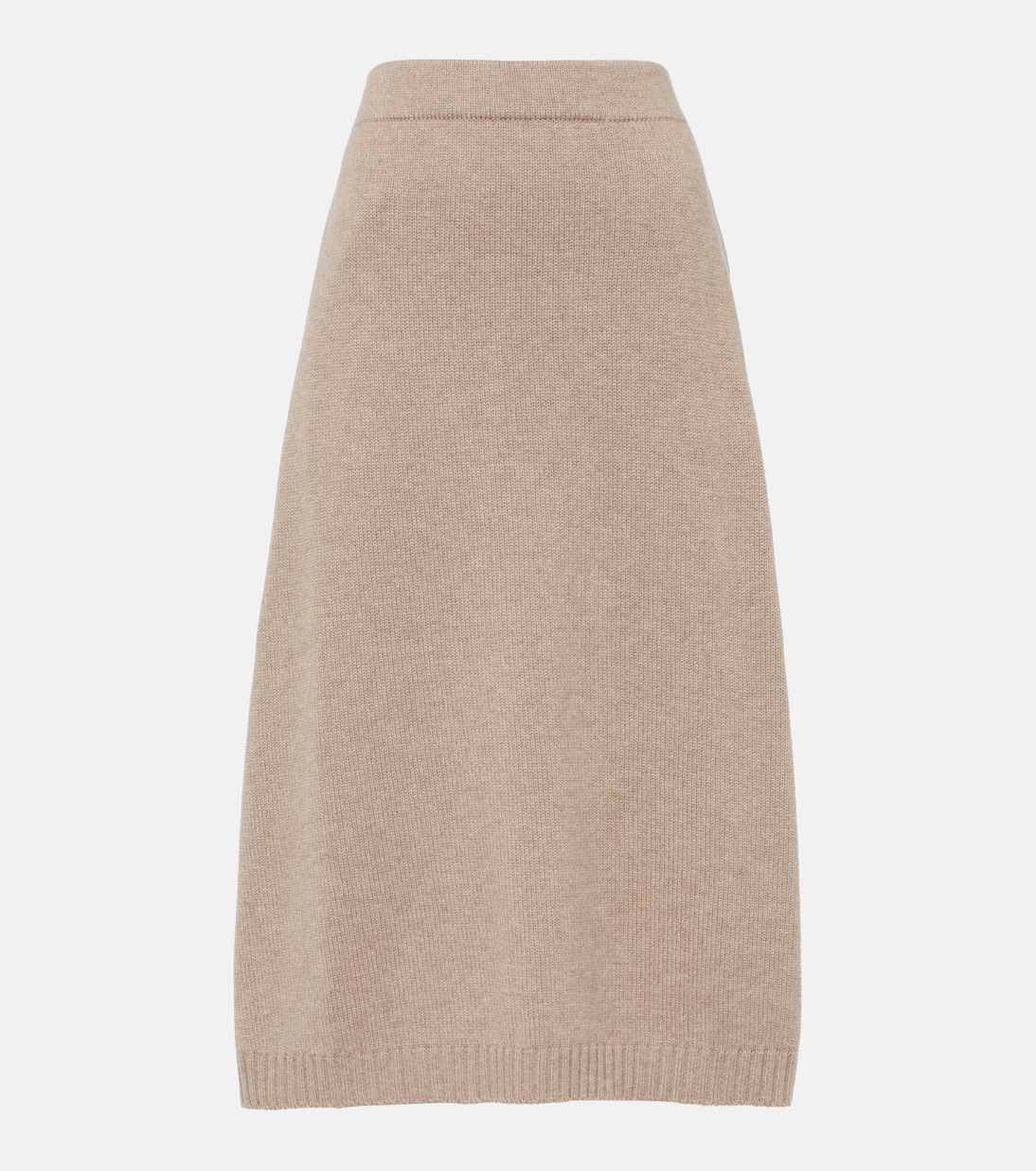 Wool and silk blend midi skirt | Brunello Cucinelli