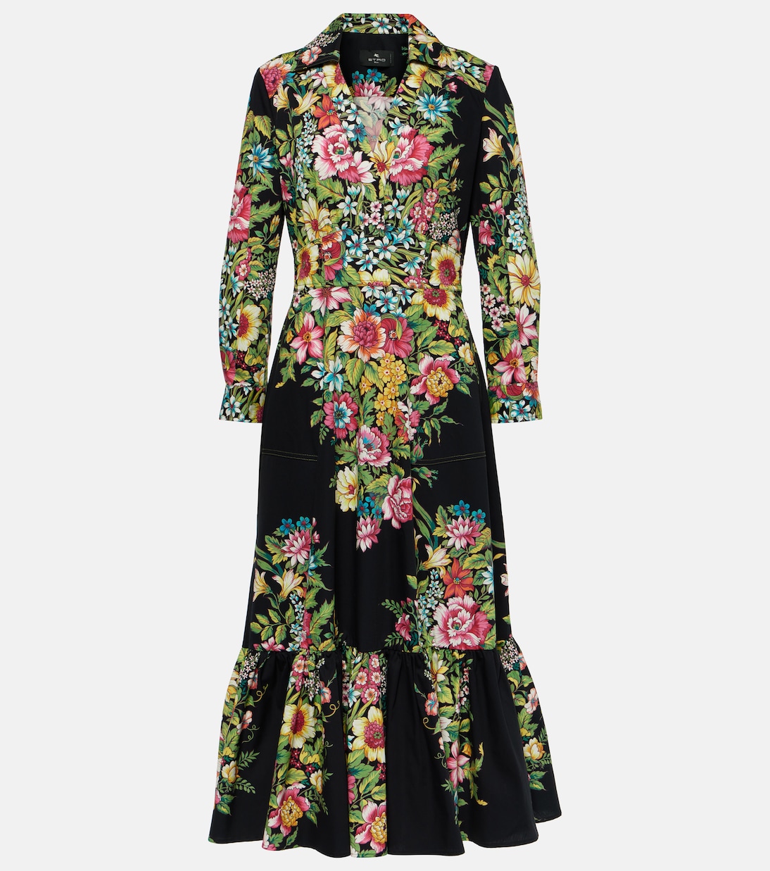 Abito midi in cotone con stampa | Etro