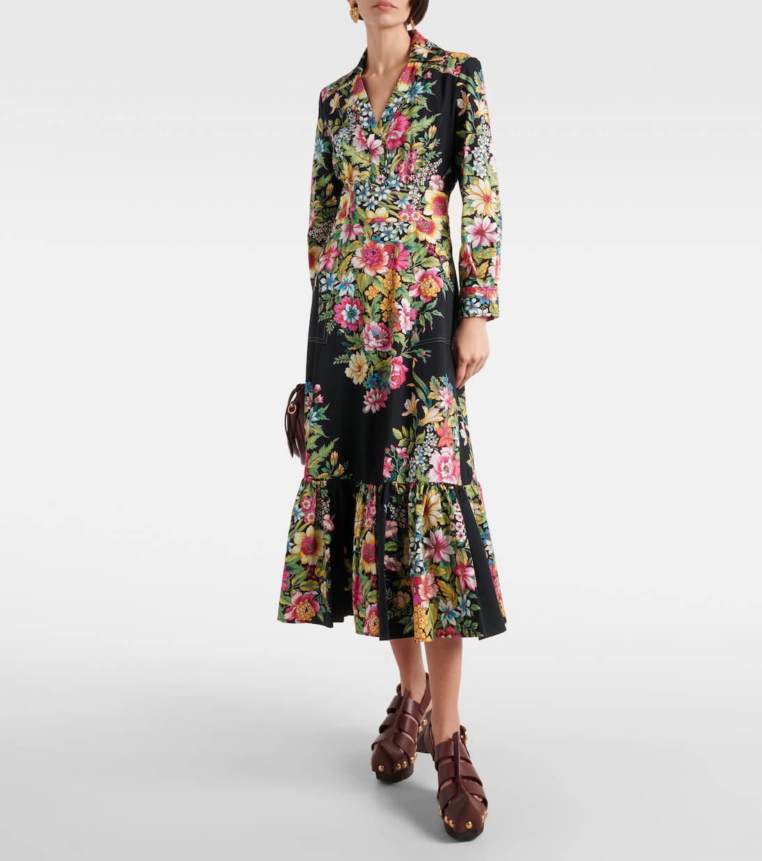 Abito midi in cotone con stampa | Etro