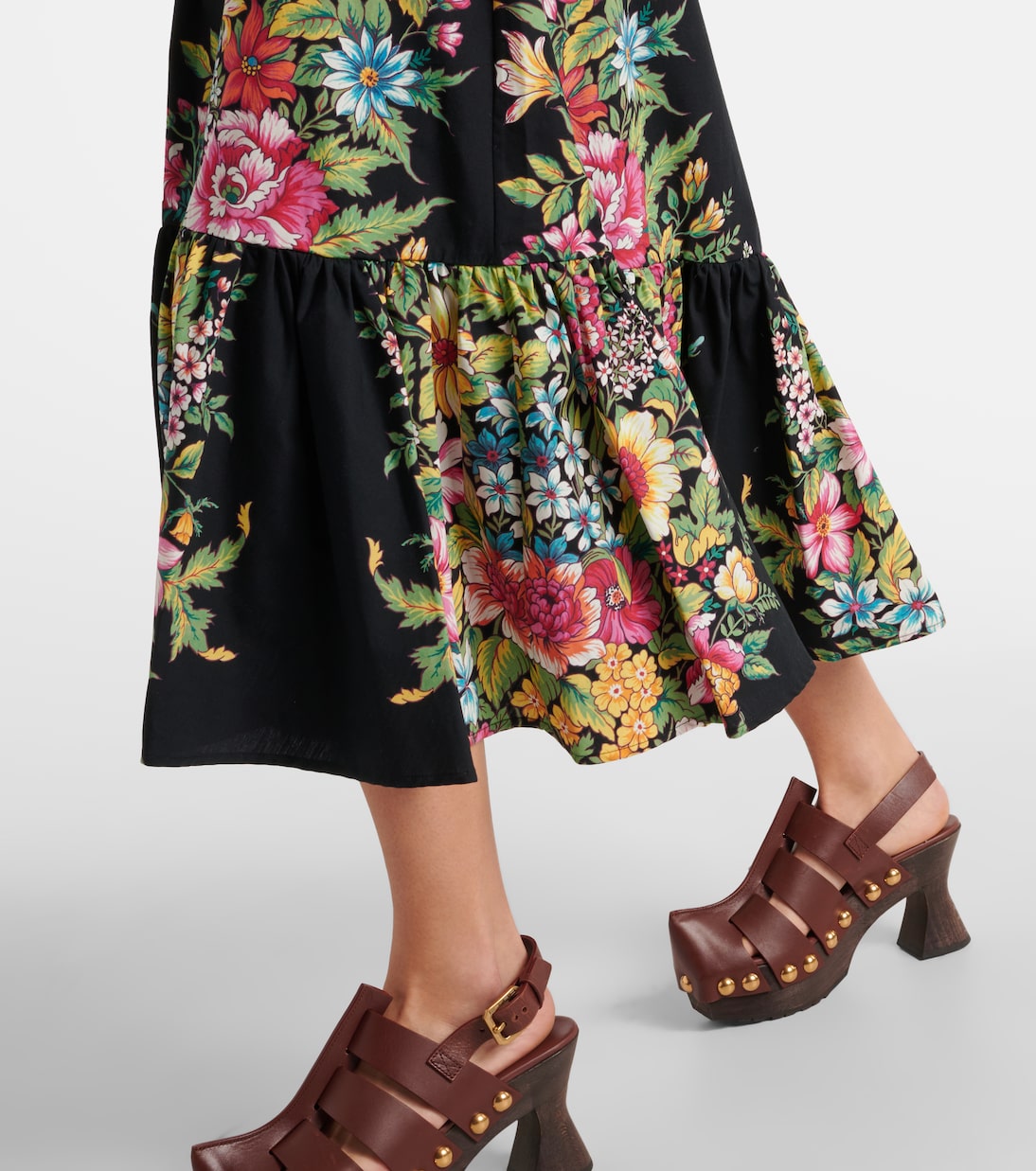 Abito midi in cotone con stampa | Etro