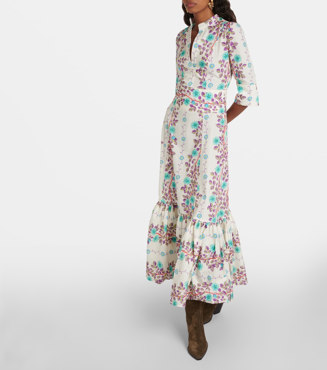 Printed cotton shirt dress  | Etro