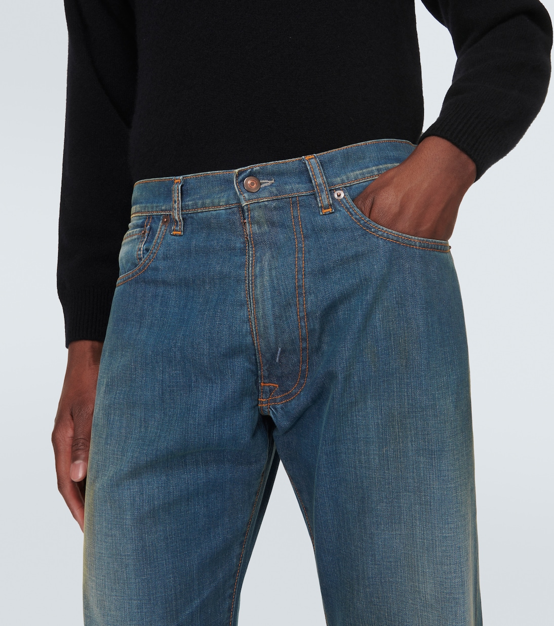 Mid-rise straight jeans | Maison Margiela