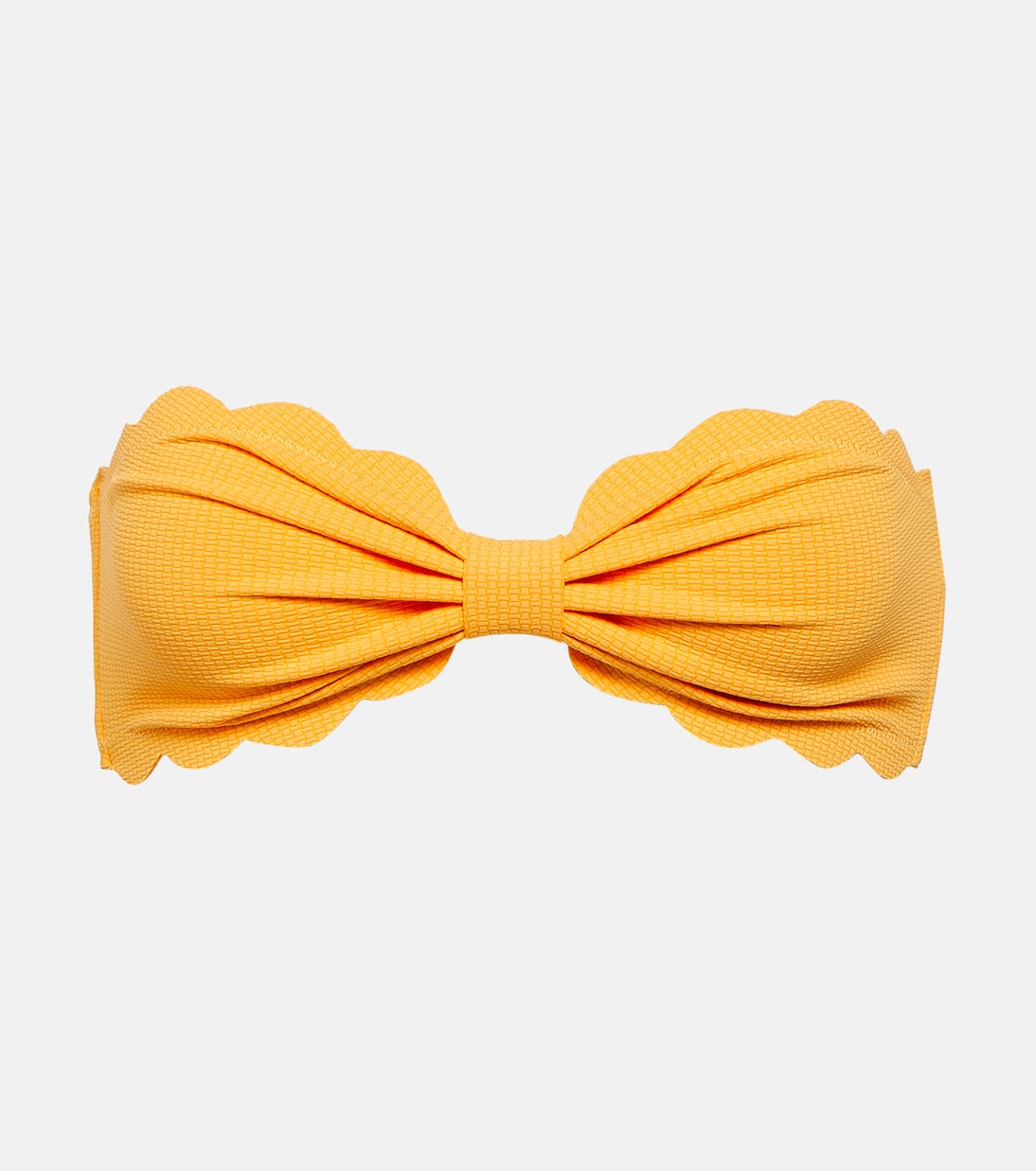 Antibes scalloped bandeau bikini top | Marysia