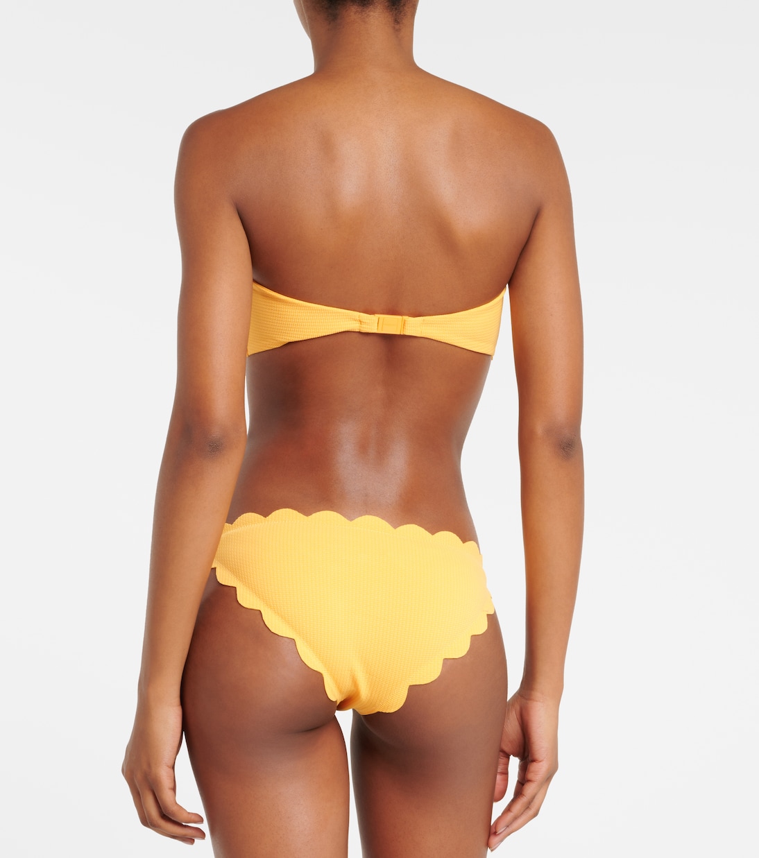 Antibes scalloped bandeau bikini top | Marysia