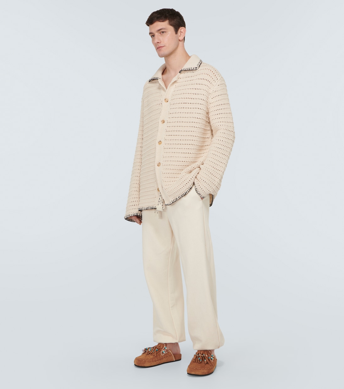 Slippers The Journey aus Veloursleder | Alanui