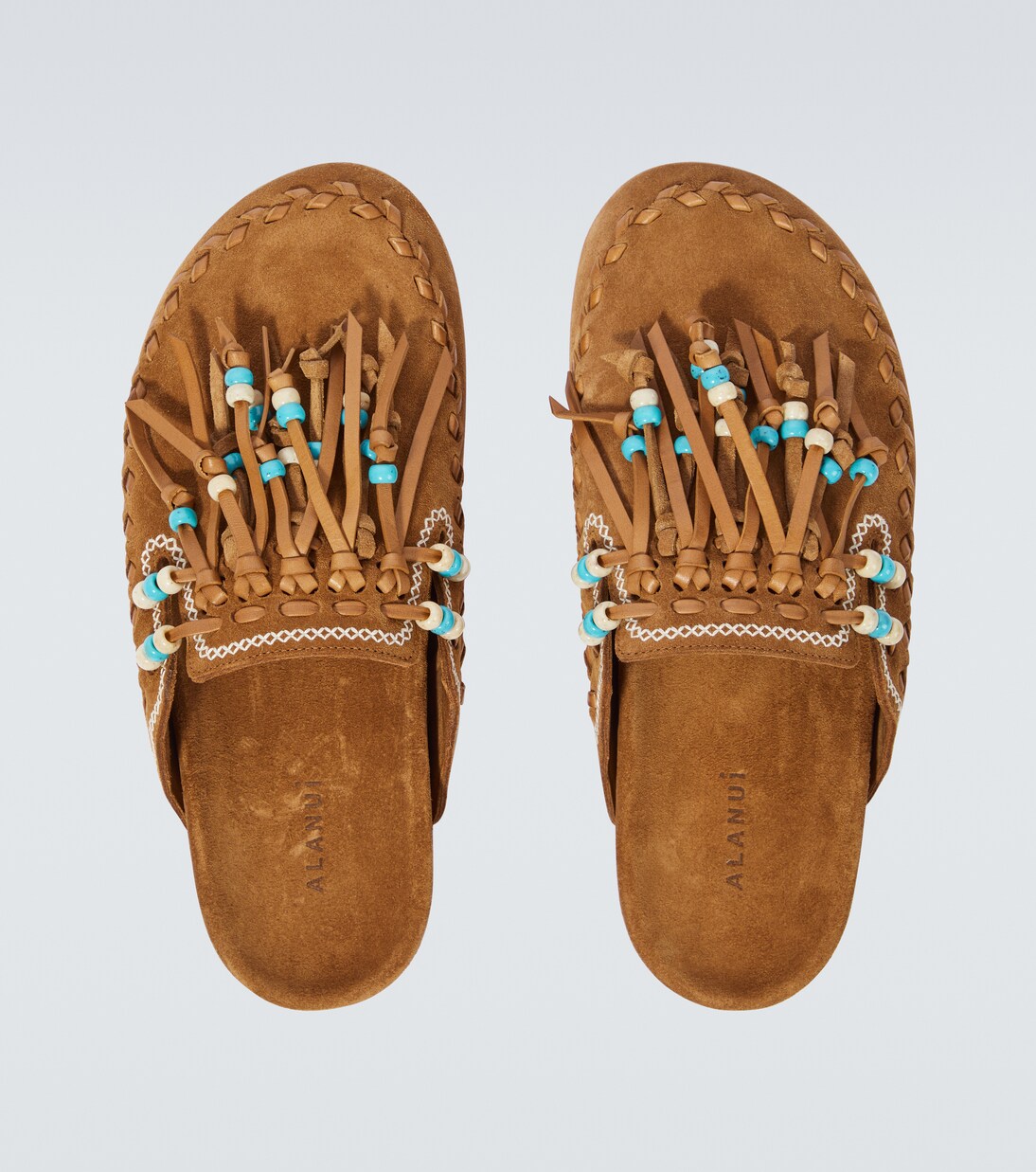 Slippers The Journey aus Veloursleder | Alanui