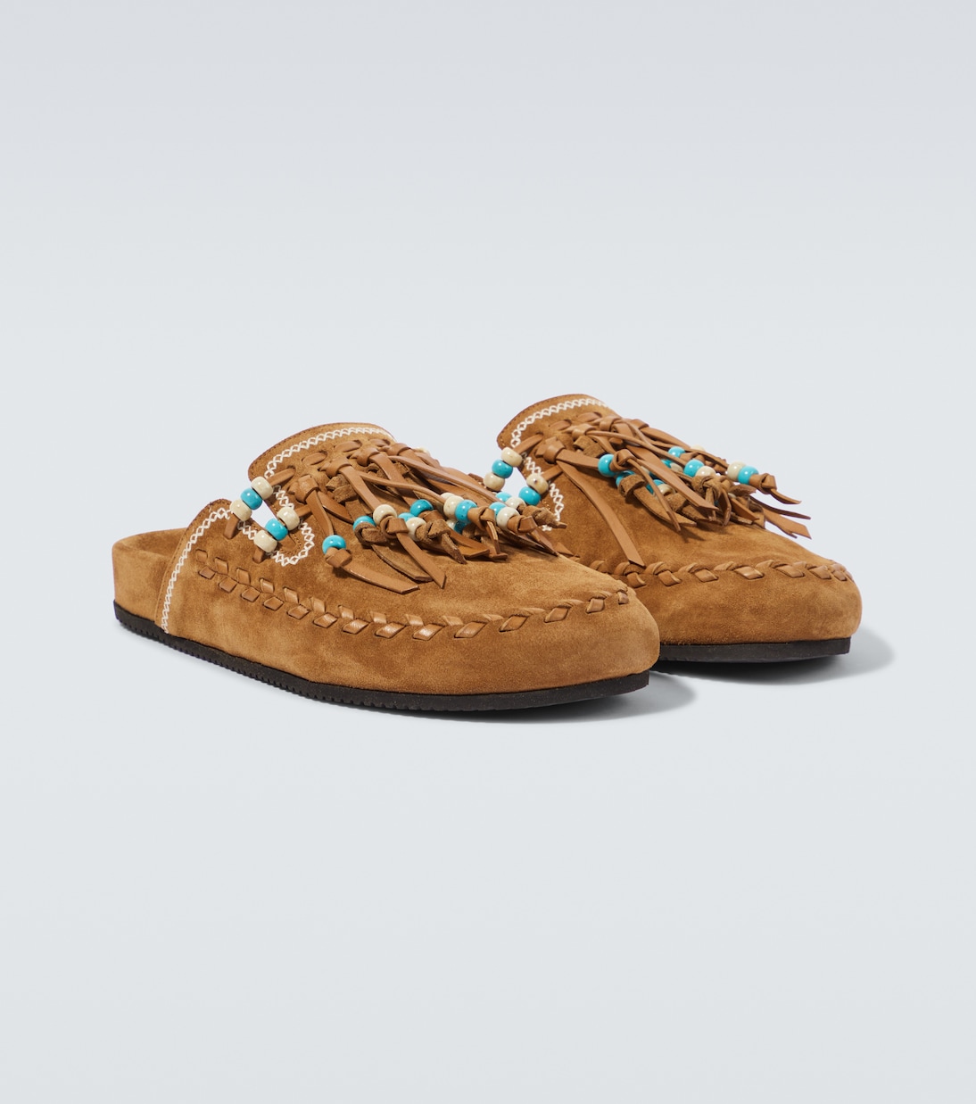 Slippers The Journey aus Veloursleder | Alanui