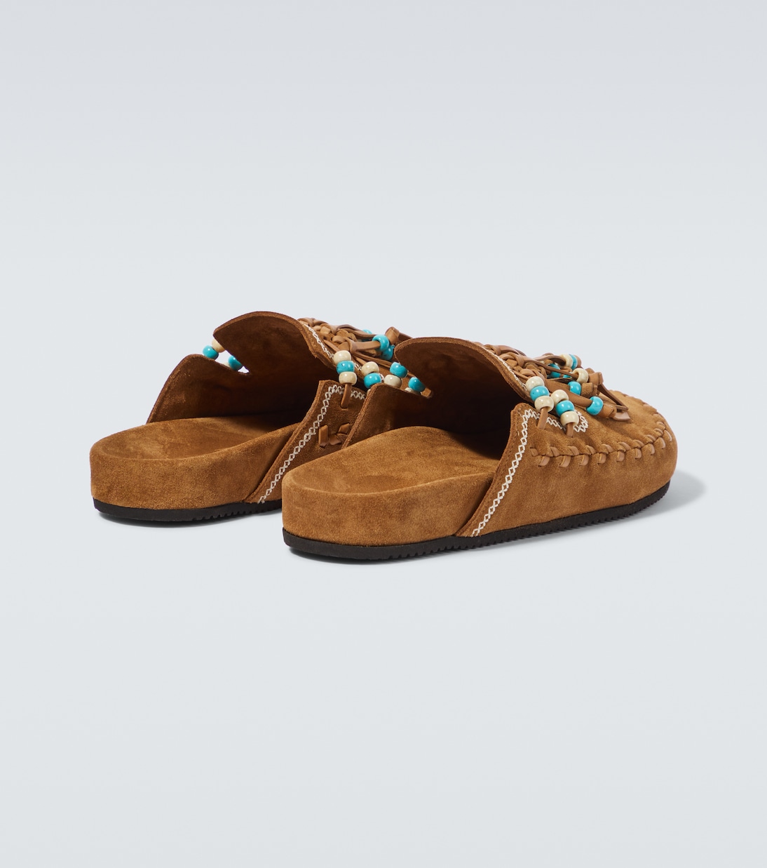 Slippers The Journey aus Veloursleder | Alanui