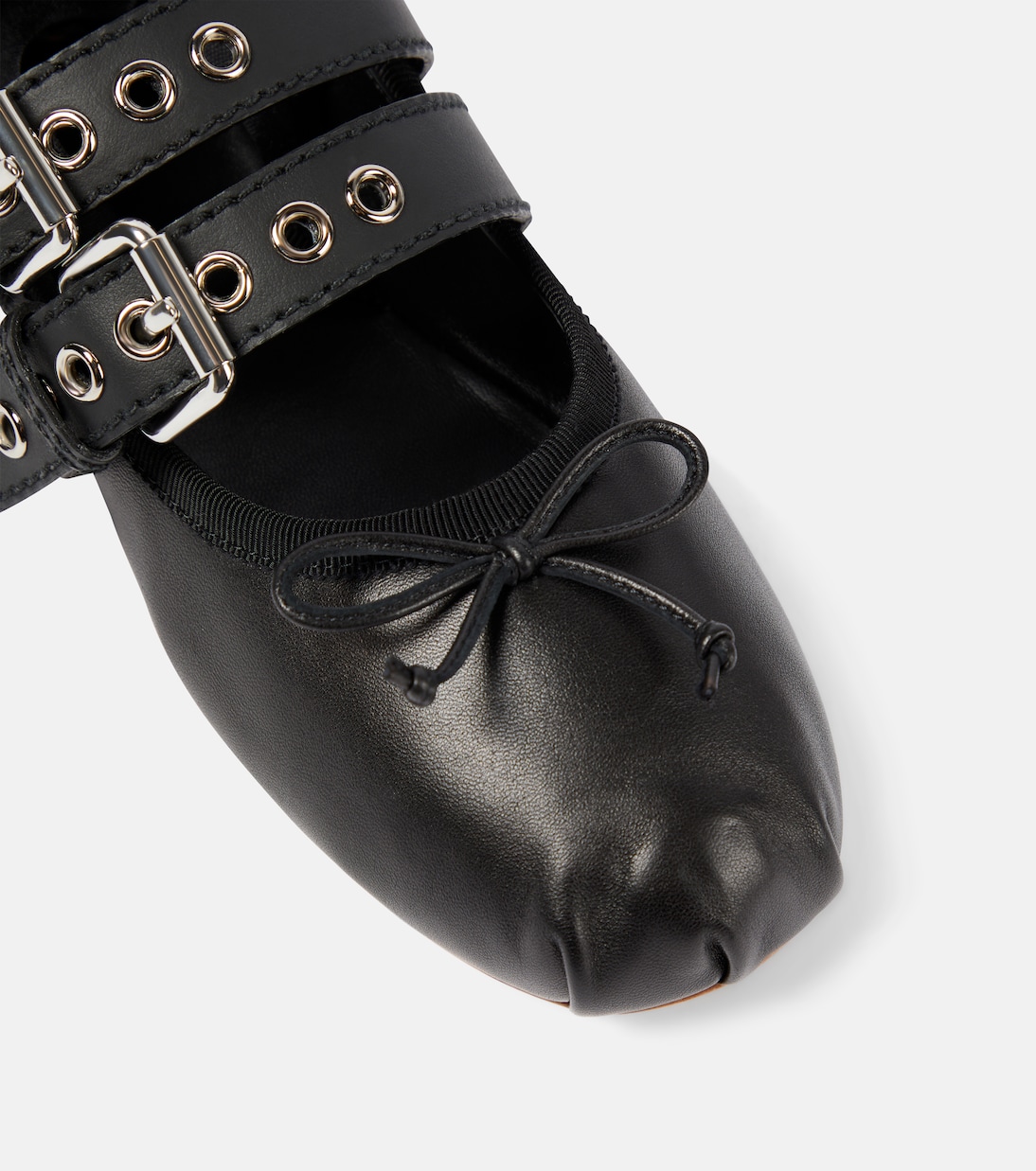 Ballerine in pelle | Miu Miu