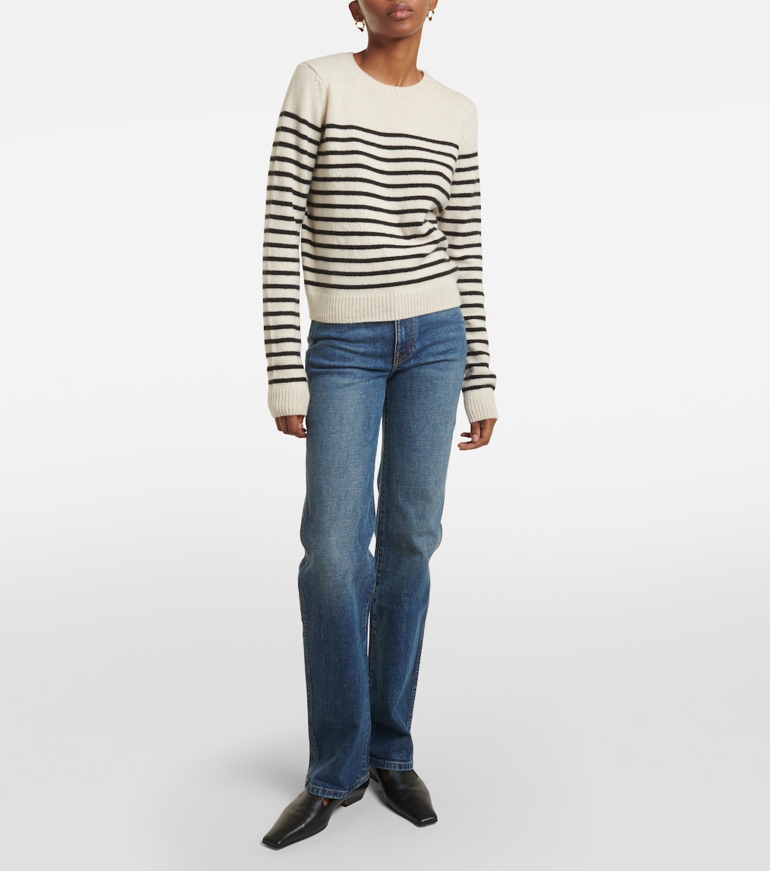 Diletta striped cashmere sweater | Khaite