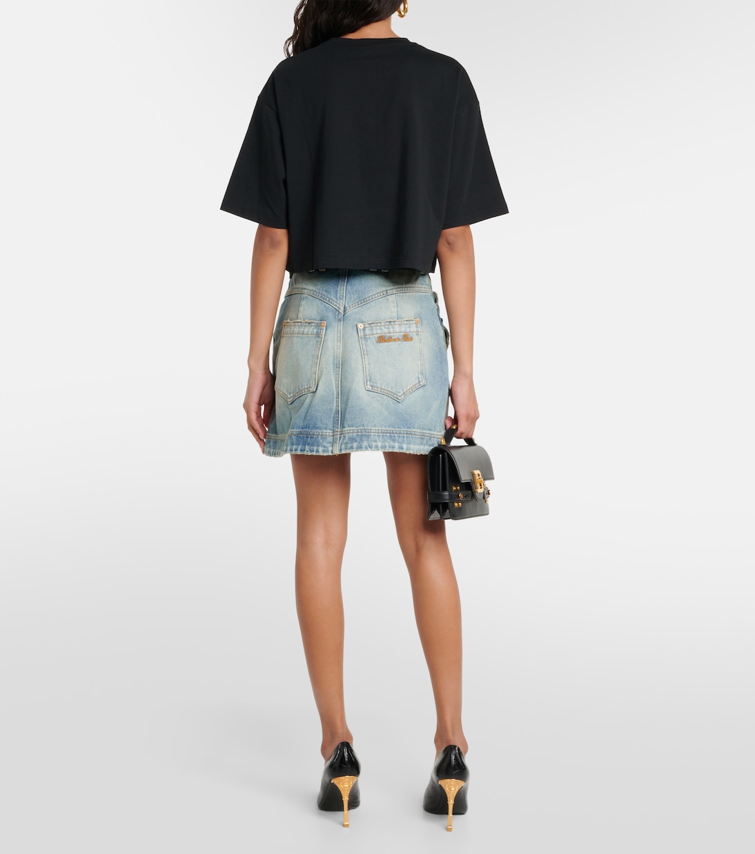 T-shirt en coton à logo | Balmain