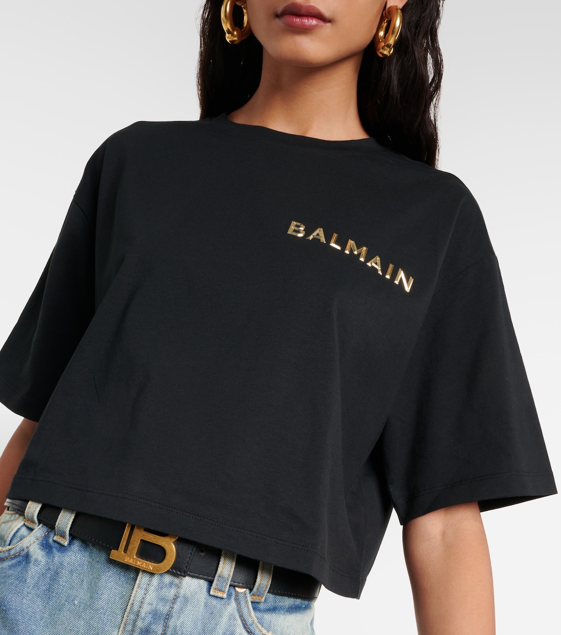 T-shirt en coton à logo | Balmain