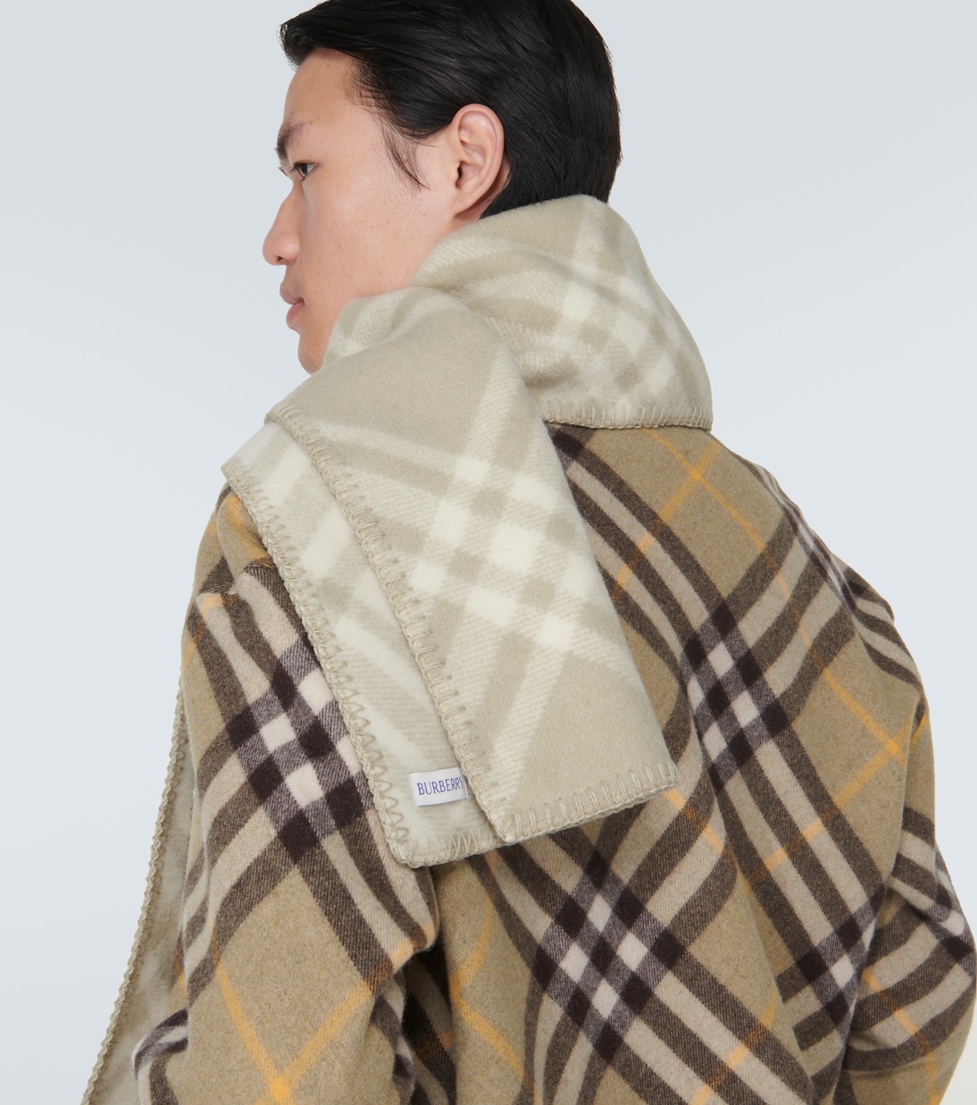 Burberry Check wool scarf | Burberry