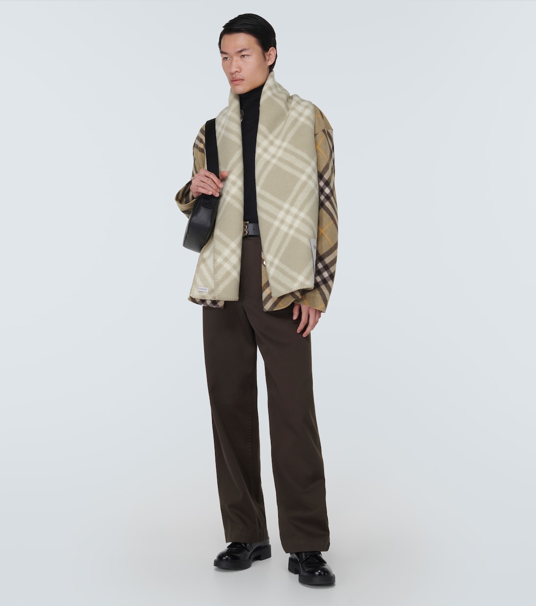 Burberry Check wool scarf | Burberry
