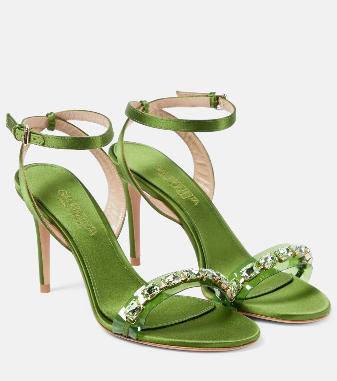 Verzierte Sandalen aus Satin | Giambattista Valli