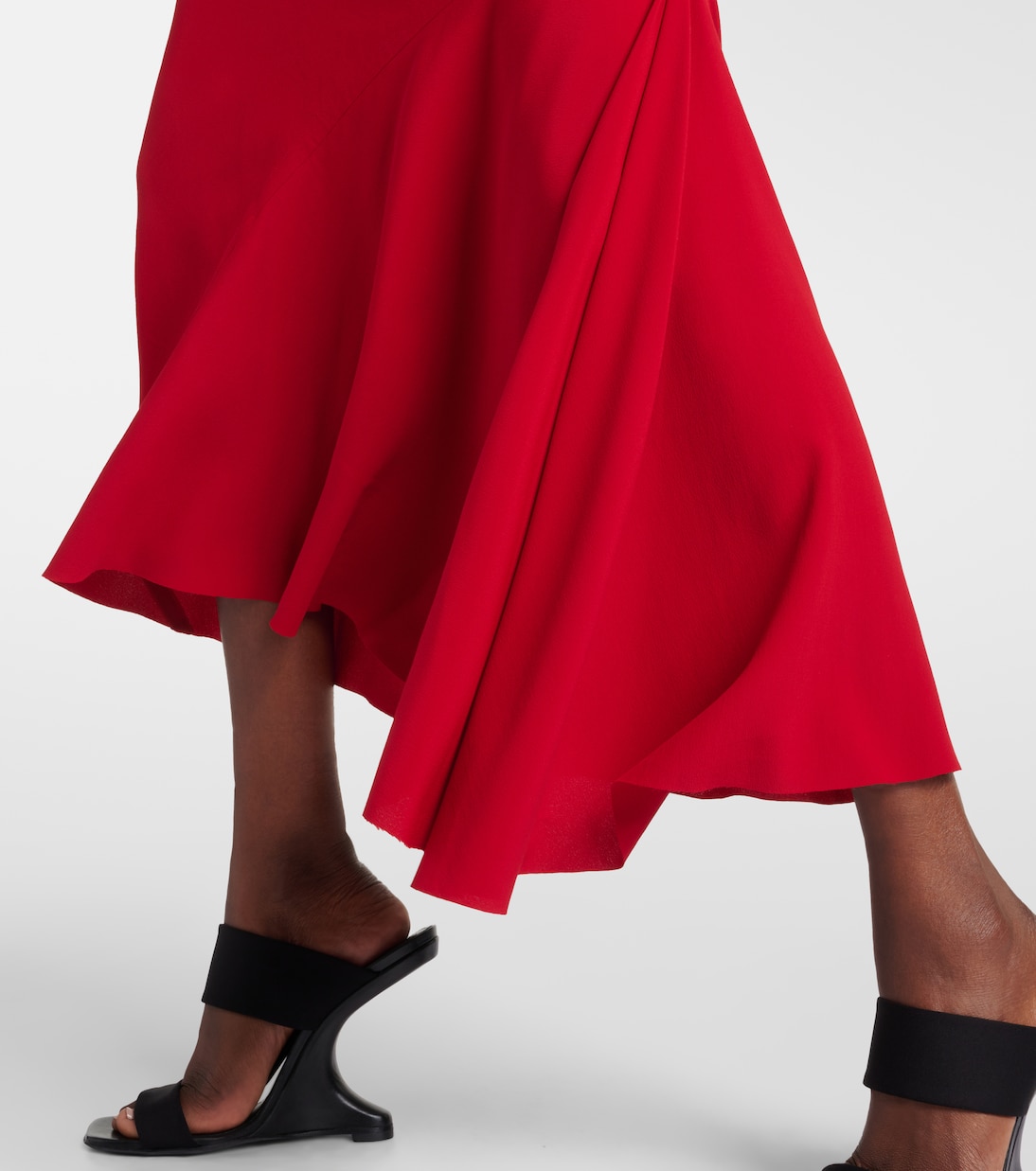 Falda midi de tiro alto | Rick Owens