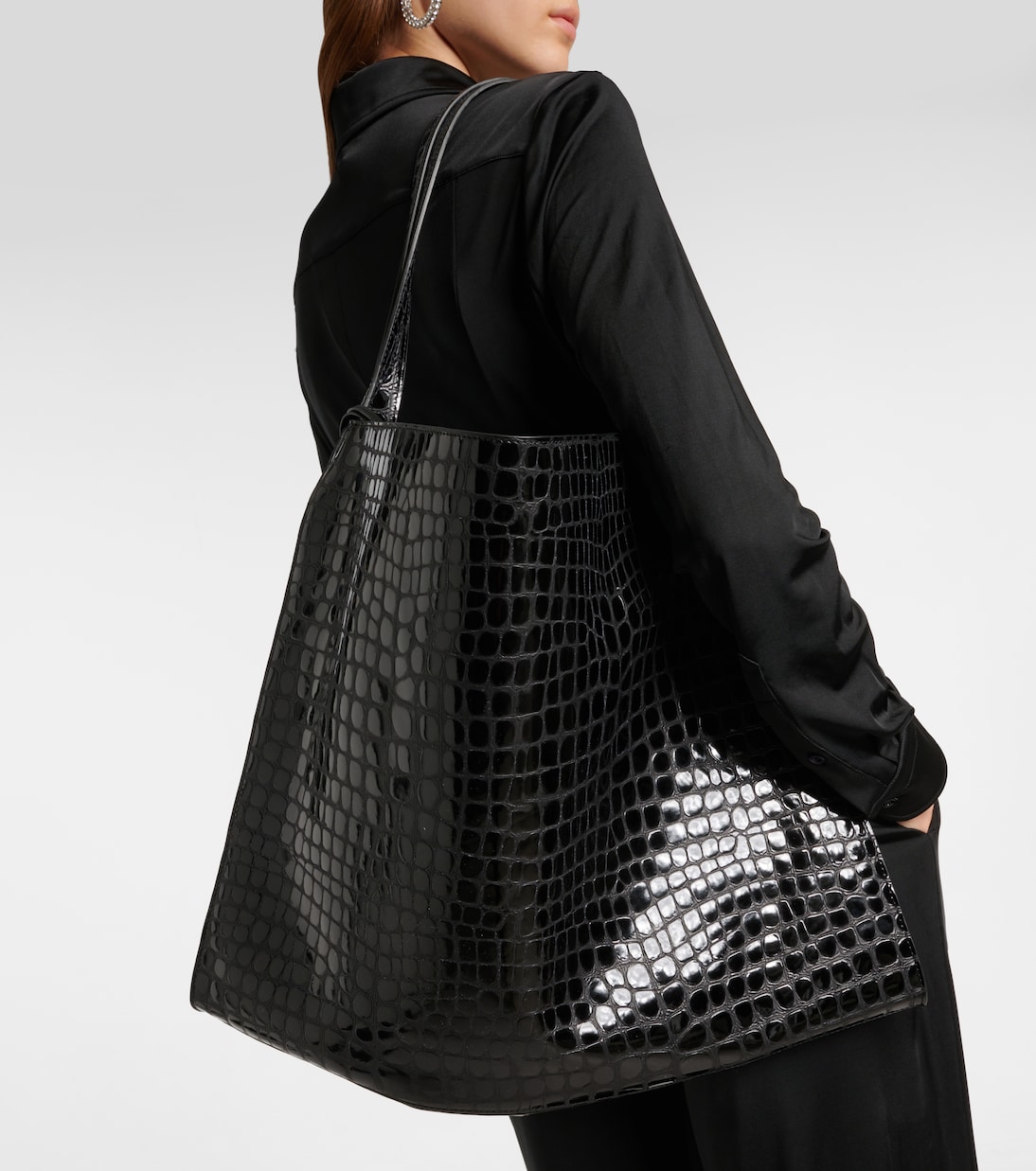 Sac Le 54 en cuir embossé | Christian Louboutin