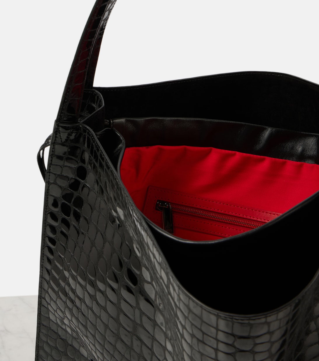 Sac Le 54 en cuir embossé | Christian Louboutin