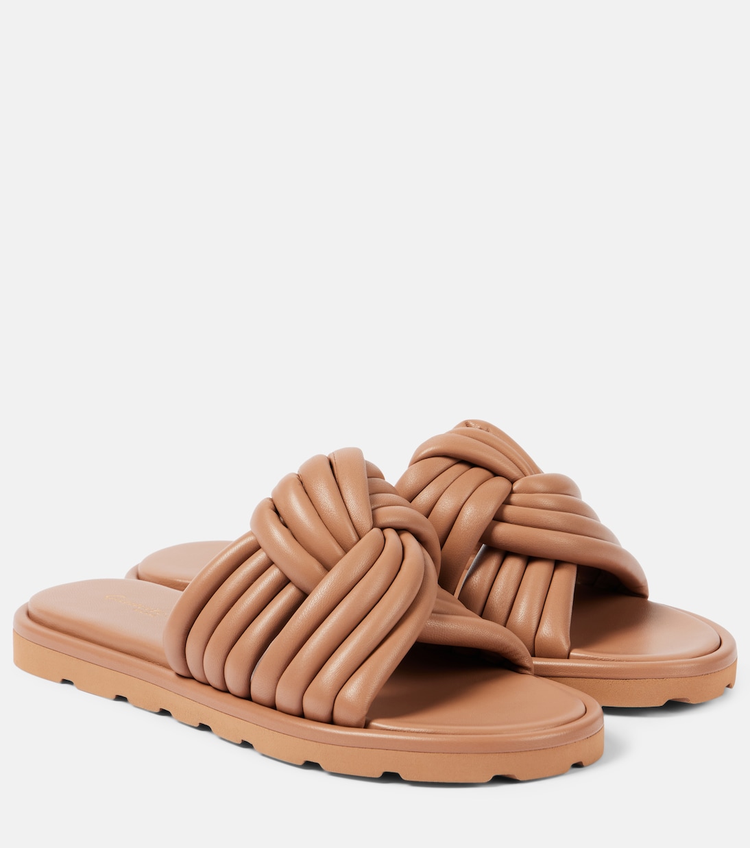 Ottavia leather slides | Gianvito Rossi