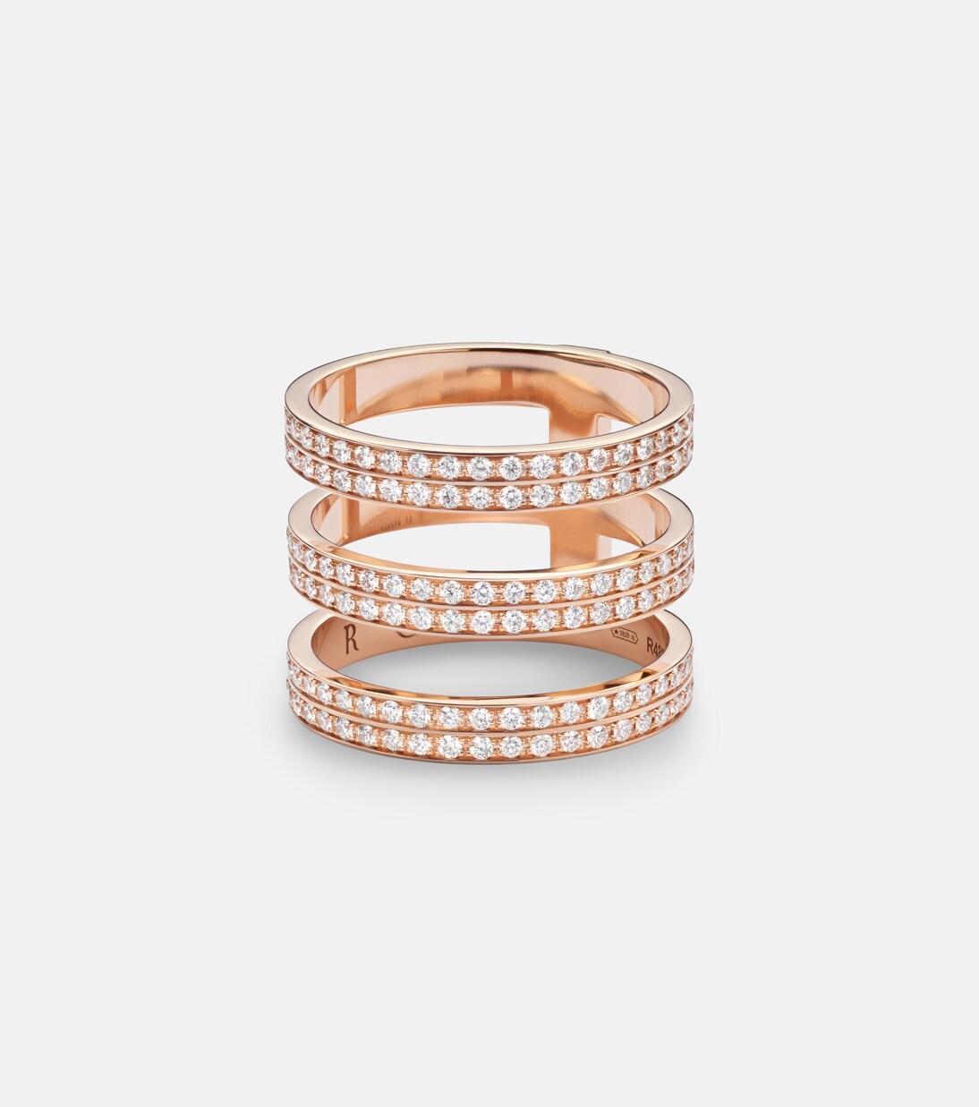 Berbere 18kt Rose Gold Ring With Diamonds In Gold Repossi Mytheresa Berbere 18kt Rose Gold Ring With Diamonds In Gold Repossi Mytheresa