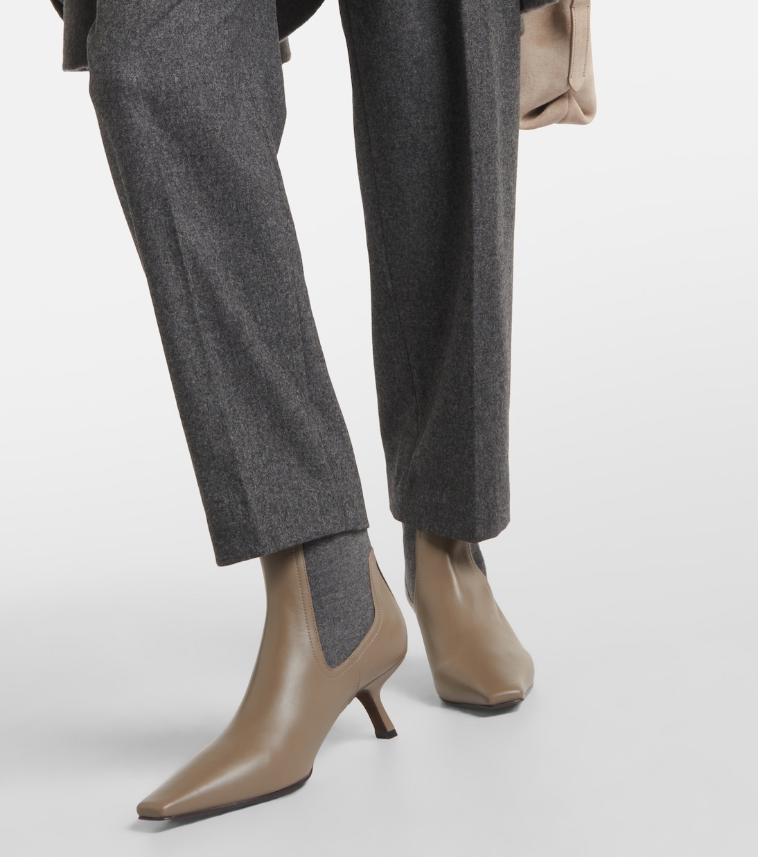 Verzierte Chelsea Boots aus Leder | Brunello Cucinelli