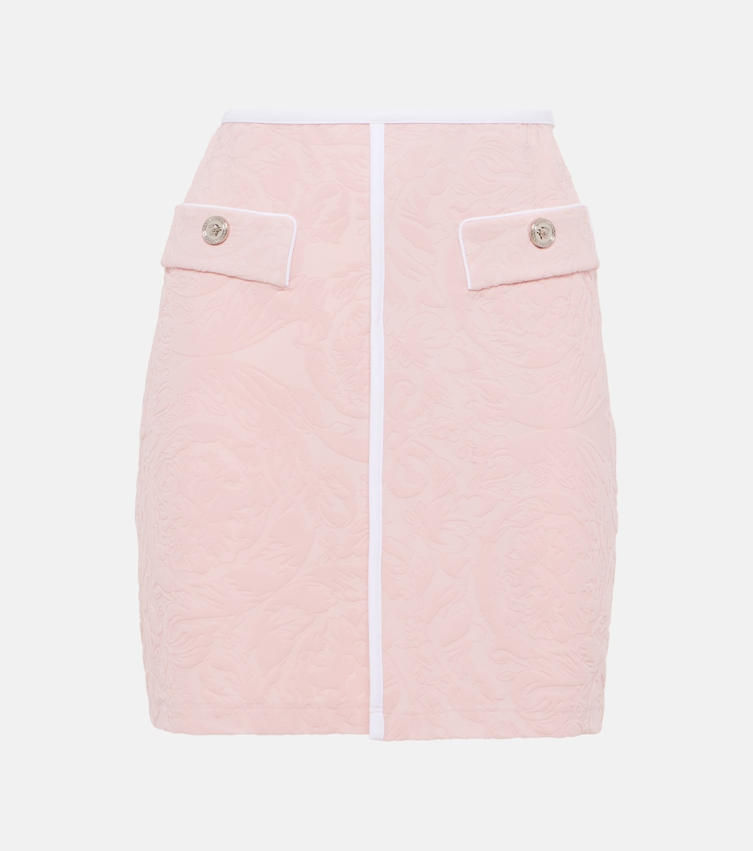 Minifalda Barocco de rizo | Versace