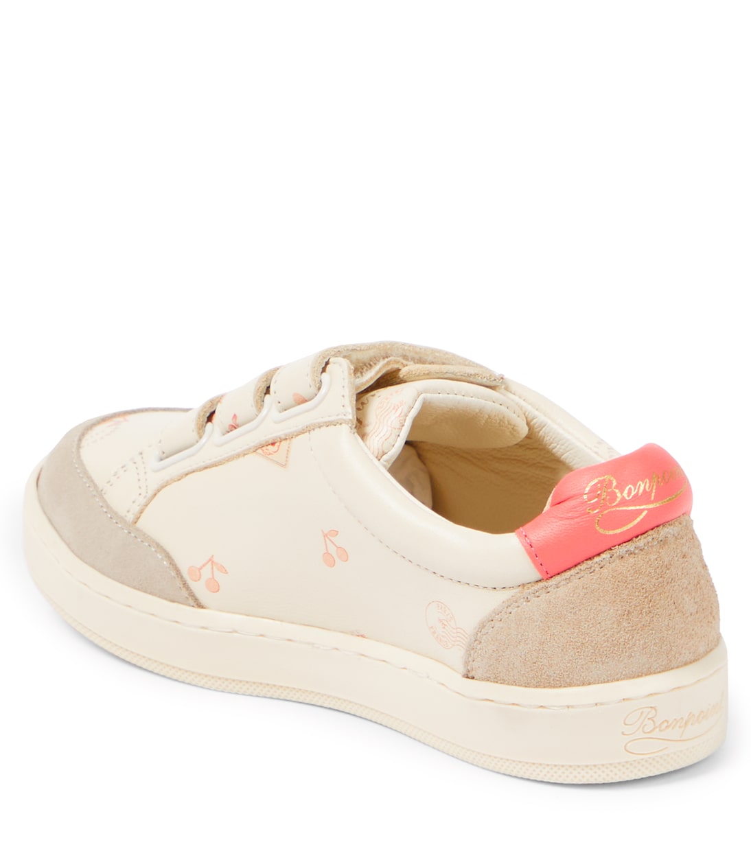 Fedy printed leather sneakers | Bonpoint