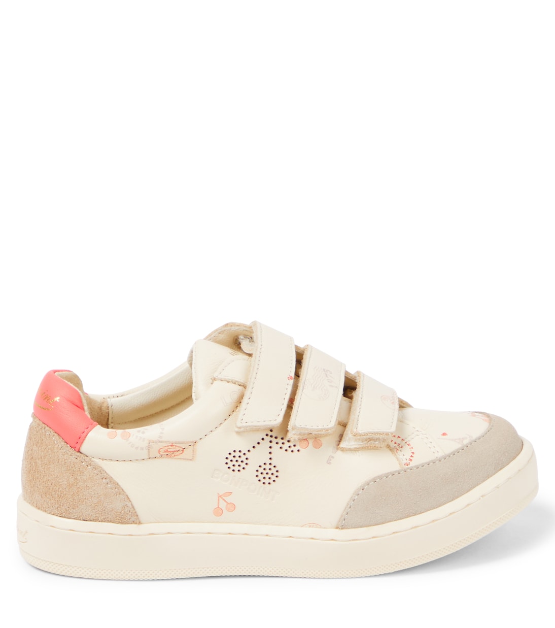 Fedy printed leather sneakers | Bonpoint