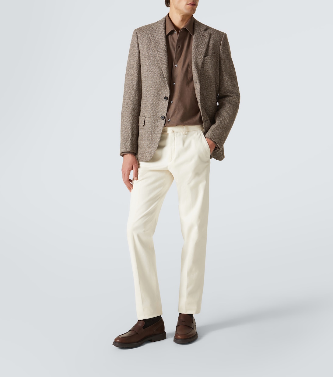 Torino virgin wool blazer | Loro Piana