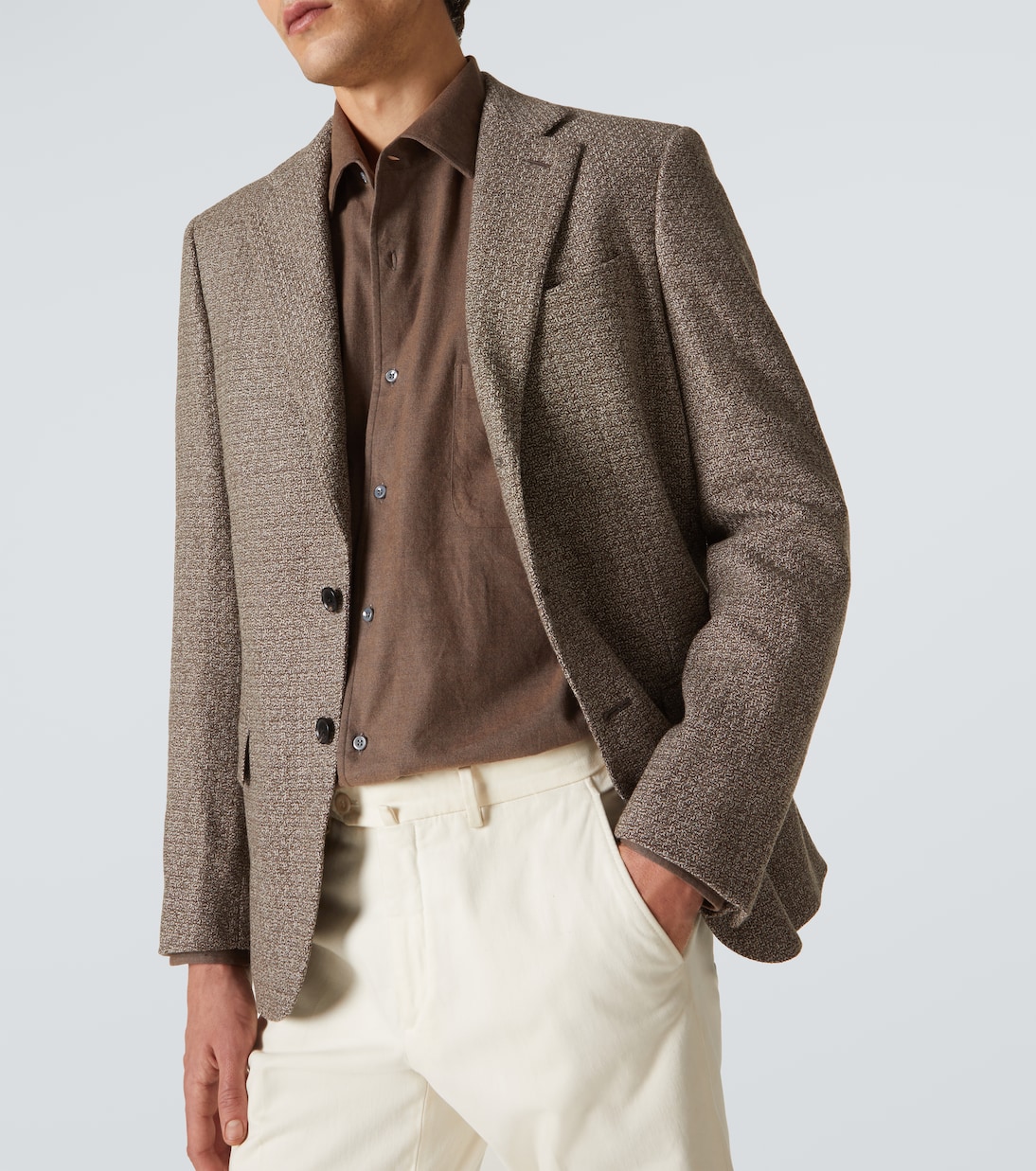 Torino virgin wool blazer | Loro Piana