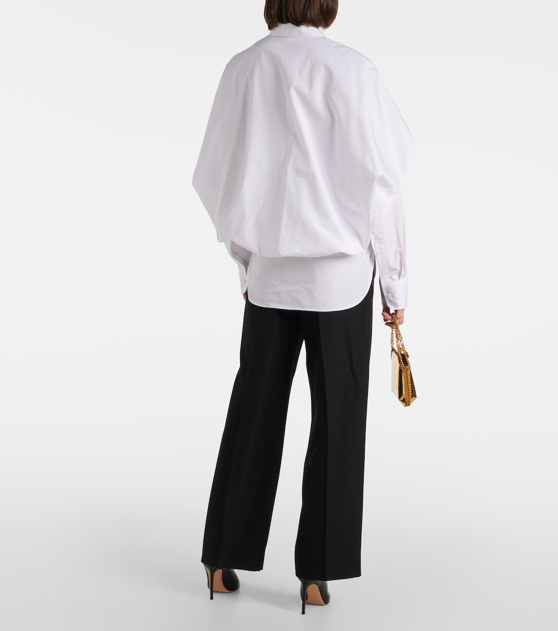 Blusa de algodón con capa | Stella McCartney
