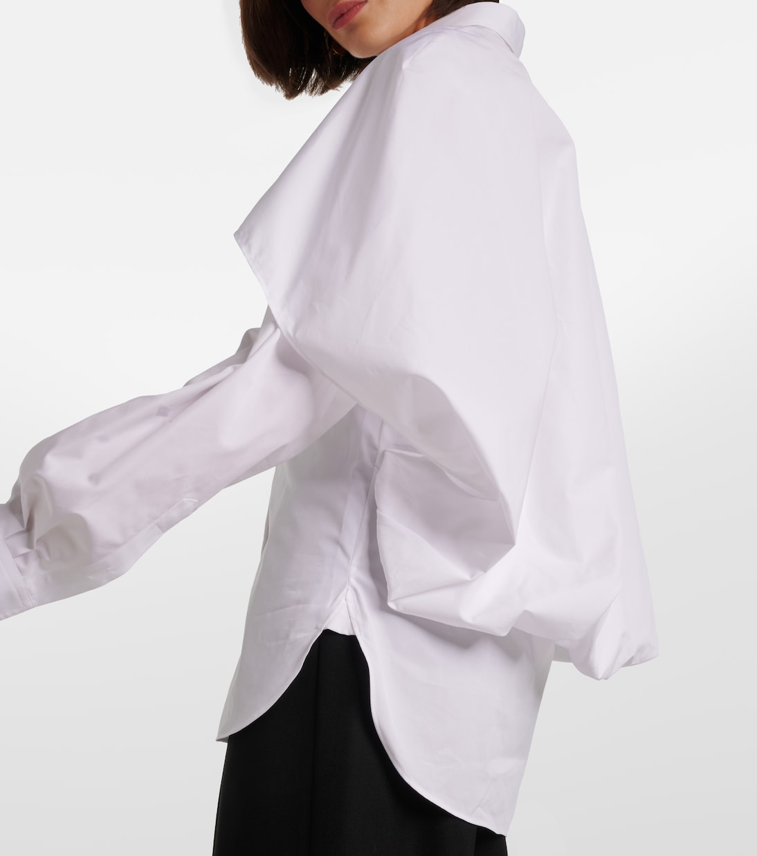 Blusa de algodón con capa | Stella McCartney