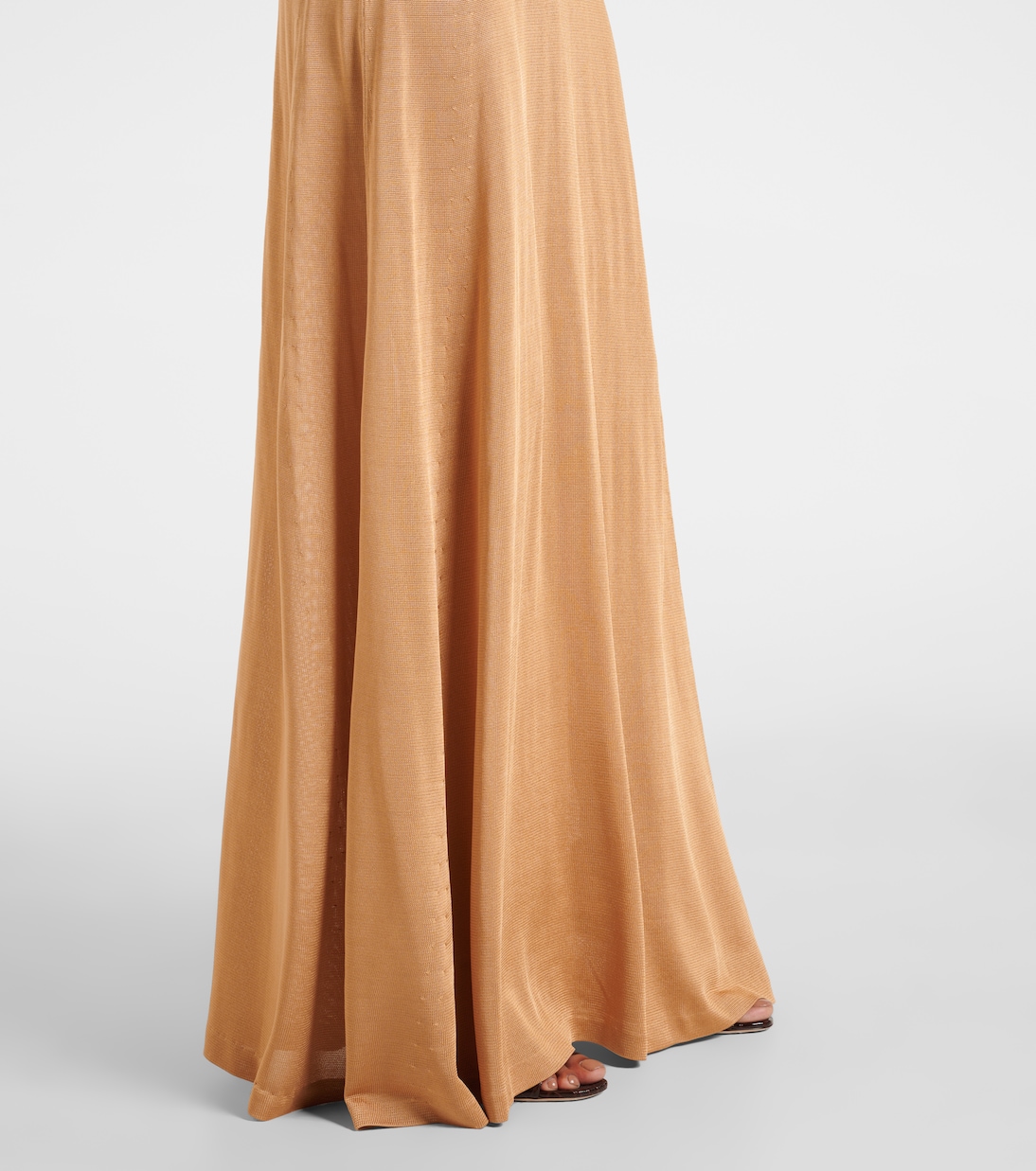Vestido largo de punto con botones | Tom Ford